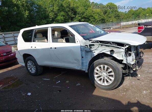 JTJAM7BX4M5276358 2021 LEXUS GX White Widok wnętrza z tyłu