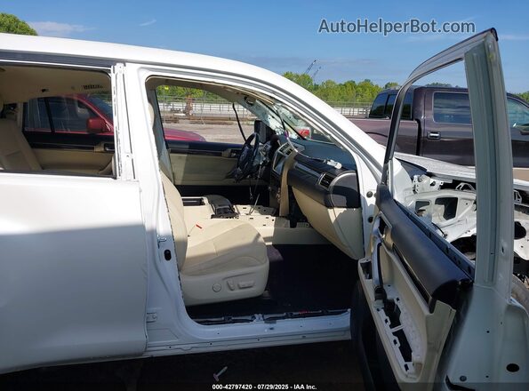 JTJAM7BX4M5276358 2021 LEXUS GX White Widok wnętrza z przodu