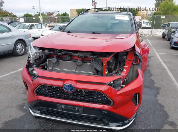 JTMEB3FV6MD061243 2021 TOYOTA RAV4 PRIME Red Սալոնի հետևի տեսք