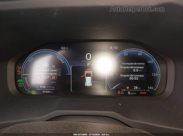 JTMEB3FV8PD162241 2023 TOYOTA RAV4 PRIME Red უკანა სავარძლების ხედი