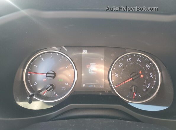 JTMW1RFV7MD062055 2021 TOYOTA LE Silver Instrument cluster view