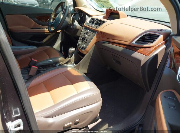 KL4CJCSB0GB733412 2016 BUICK ENCORE Black Front interior view