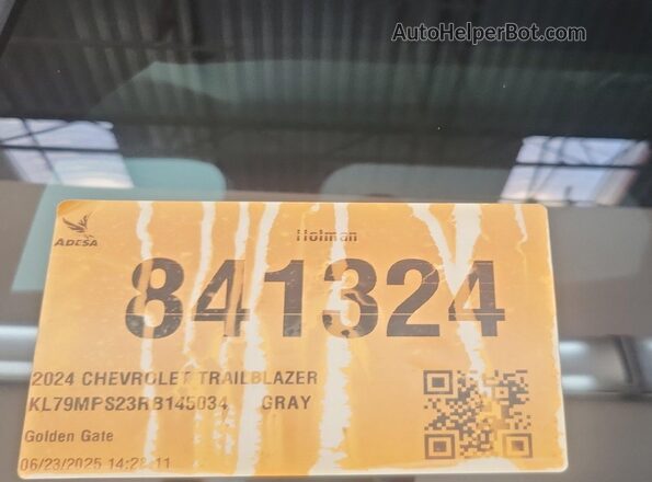 KL79MPS23RB145034 2024 CHEVROLET TRAILBLAZER  უკანა სავარძლების ხედი