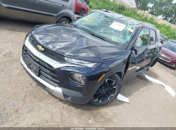 KL79MPSL2MB033570 2021 CHEVROLET TRAILBLAZER Black Передня ліва чверть