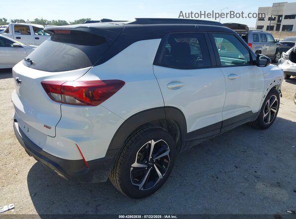KL79MTSL2MB113864 2021 CHEVROLET TRAILBLAZER White Հետևի աջ