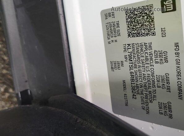KL79MTSL6RB138242 2024 CHEVROLET TRAILBLAZER  