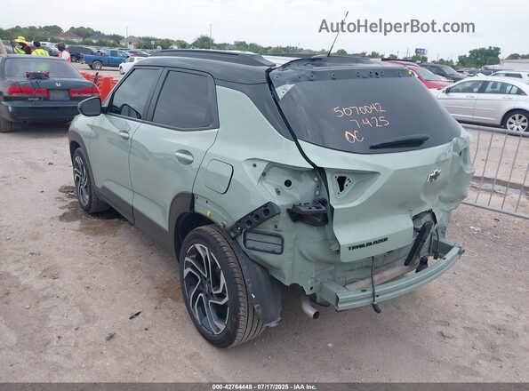 KL79MTSL8RB056965 2024 CHEVROLET TRAILBLAZER Green უკანა მარცხენა