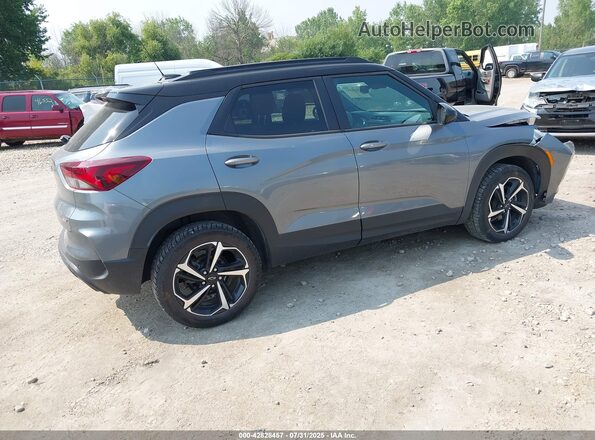 KL79MUSL7MB086263 2021 CHEVROLET TRAILBLAZER Gray 