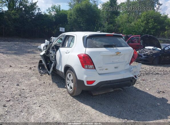 KL7CJKSB5JB721325 2018 CHEVROLET TRAX Silver Հետևի ձախ