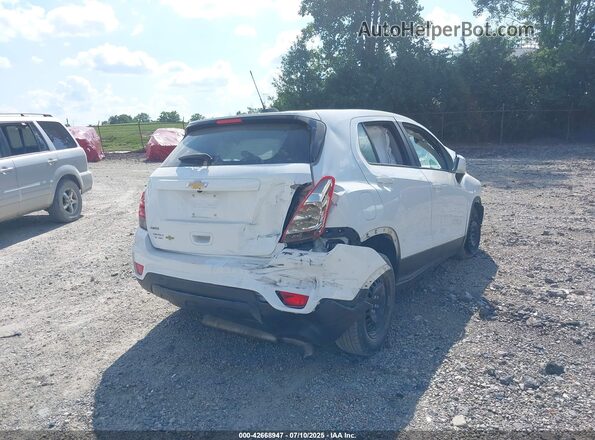 KL7CJKSB5JB721325 2018 CHEVROLET TRAX Silver Հետևի աջ