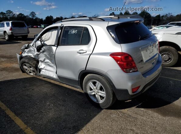 KL7CJLSM2MB375665 2021 CHEVROLET TRAX Silver უკანა მარცხენა