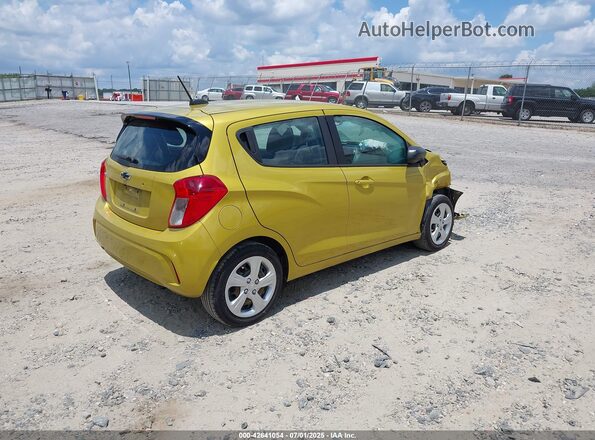 KL8CB6SA7NC020759 2022 CHEVROLET SPARK Yellow Задня права чверть
