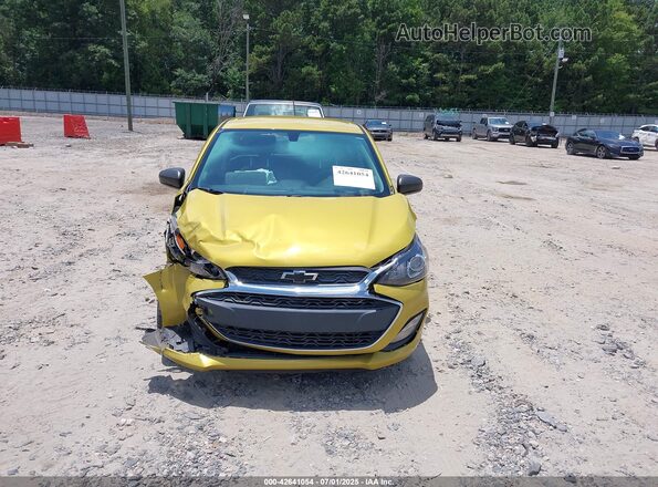 KL8CB6SA7NC020759 2022 CHEVROLET SPARK Yellow Вид щитка приладів