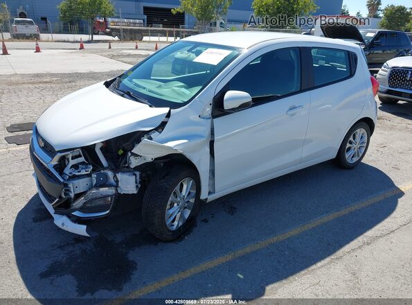 KL8CD6SAXNC018014 2022 CHEVROLET SPARK White Առջևի ձախ երեք քառորդ տեսարան