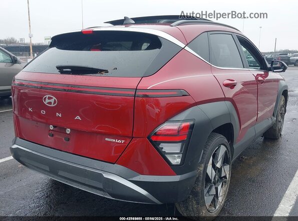 KM8HECA36RU085698 2024 HYUNDAI KONA Красный Задняя правая четверть