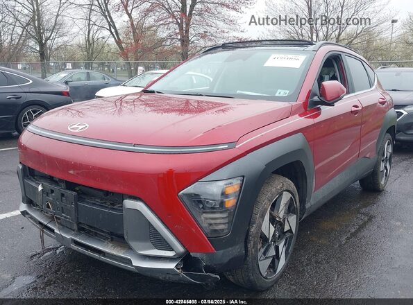 KM8HECA36RU085698 2024 HYUNDAI KONA Красный Передняя левая четверть