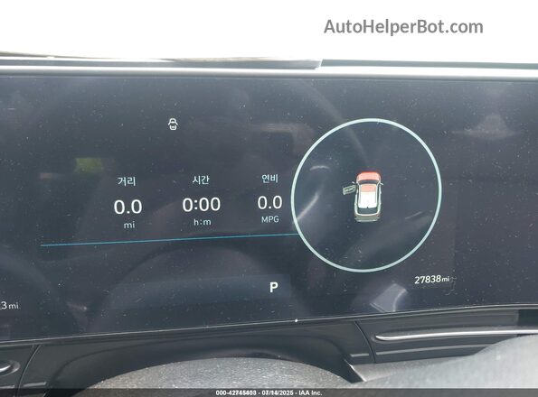 KM8HECA36RU085698 2024 HYUNDAI KONA Красный Вид задних сидений