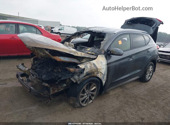 KM8J33A40JU705577 2018 HYUNDAI TUCSON Gray Przód lewy