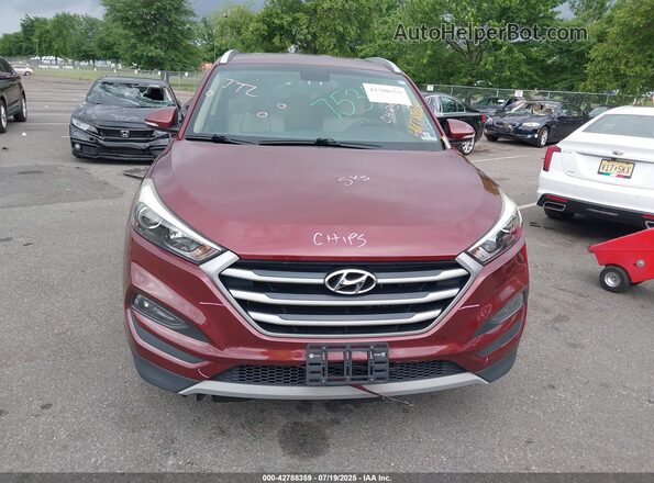 KM8J3CA26HU542166 2017 HYUNDAI TUCSON Red 