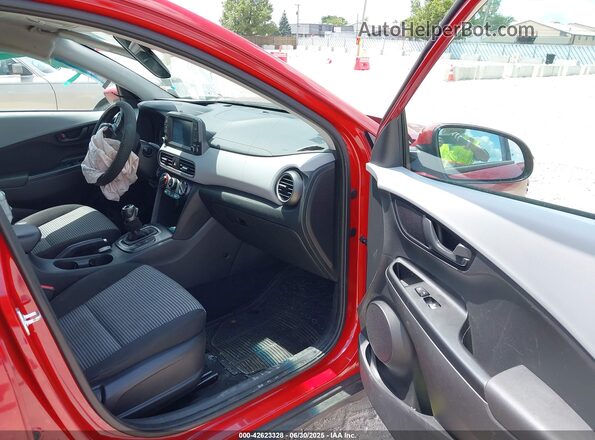 KM8K22AA8LU500910 2020 HYUNDAI KONA Red წინა სალონის ხედი