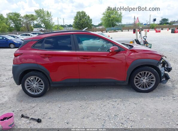 KM8K22AA8LU500910 2020 HYUNDAI KONA Red უკანა სალონის ხედი