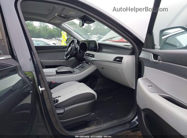 KM8R3DHE0MU222067 2021 HYUNDAI PALISADE Black Widok wnętrza z przodu