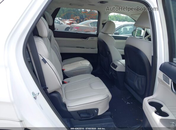 KM8R7DGE0PU608451 2023 HYUNDAI PALISADE White Vista de la etiqueta del VIN