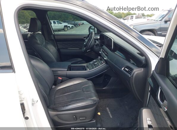 KM8R7DHEXMU212702 2021 HYUNDAI PALISADE White Widok wnętrza z przodu