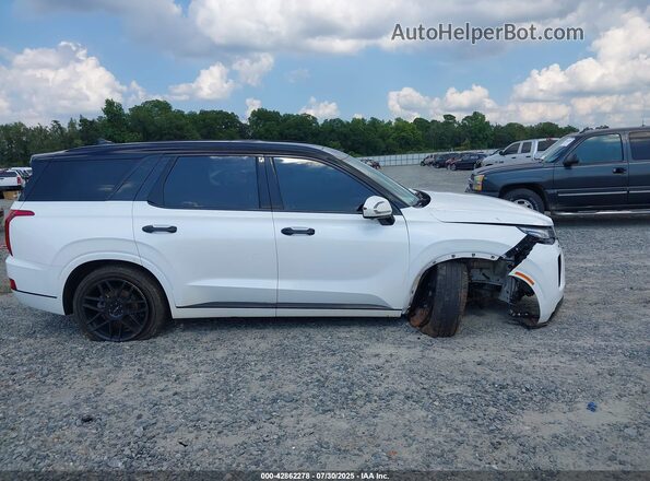KM8R7DHEXMU212702 2021 HYUNDAI PALISADE White Widok wnętrza z tyłu