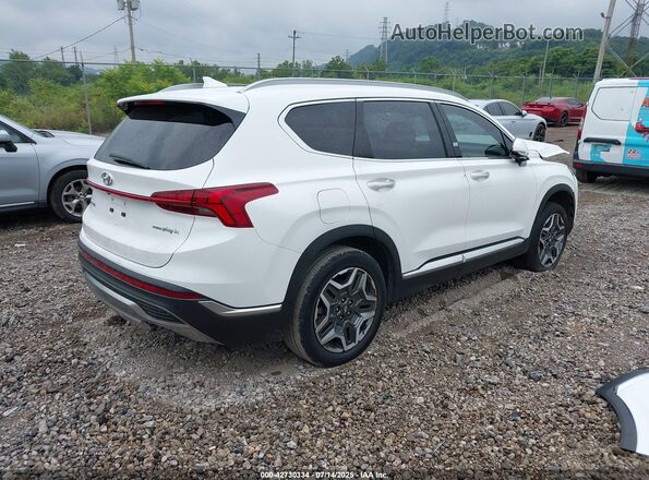 KM8S7DA2XPU097556 2023 HYUNDAI SANTA FE PLUG-IN HYBRID White Trasero derecho