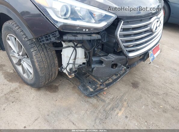 KM8SMDHFXJU276995 2018 HYUNDAI SANTA FE Black Դիմացի տեսք