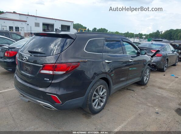 KM8SMDHFXJU276995 2018 HYUNDAI SANTA FE Black Հետևի աջ