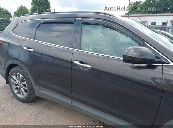 KM8SMDHFXJU276995 2018 HYUNDAI SANTA FE Black Սալոնի հետևի տեսք