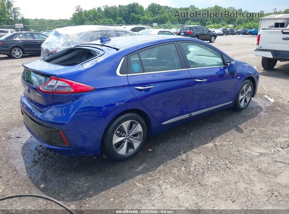 KMHC05LH1KU047492 2019 HYUNDAI IONIQ ELECTRIC Blue Հետևի աջ