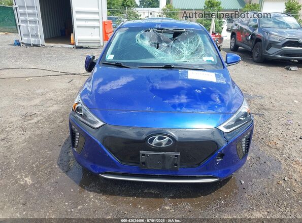 KMHC05LH1KU047492 2019 HYUNDAI IONIQ ELECTRIC Blue Սարքավորումների վահանակի տեսք