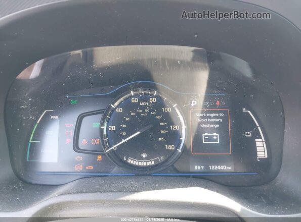 KMHC65LC9HU025297 2017 HYUNDAI IONIQ Серебряный 