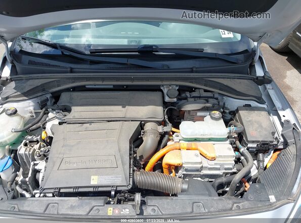 KMHC65LD3KU185157 2019 HYUNDAI IONIQ PLUG-IN HYBRID Серебряный Вид сзади