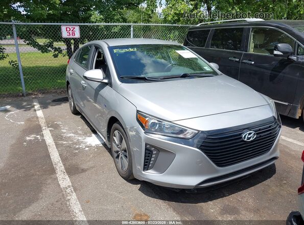 KMHC65LD3KU185157 2019 HYUNDAI IONIQ PLUG-IN HYBRID Серебряный Вид задней части салона