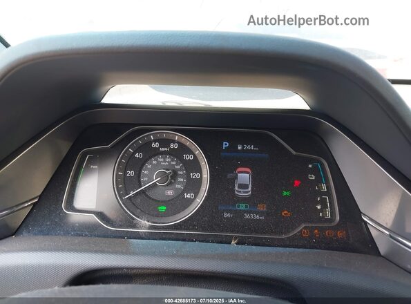 KMHC65LD9MU261564 2021 HYUNDAI IONIQ PLUG-IN HYBRID Gray Vista de los asientos traseros