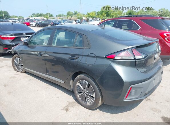 KMHC65LD9MU261564 2021 HYUNDAI IONIQ PLUG-IN HYBRID Gray Trasero izquierdo