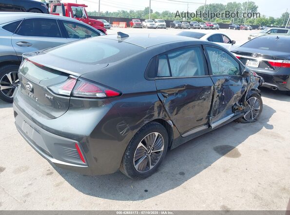 KMHC65LD9MU261564 2021 HYUNDAI IONIQ PLUG-IN HYBRID Gray Trasero derecho