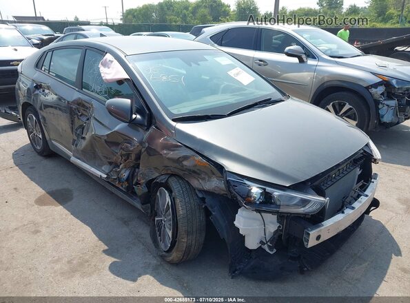 KMHC65LD9MU261564 2021 HYUNDAI IONIQ PLUG-IN HYBRID Gray Vista frontal