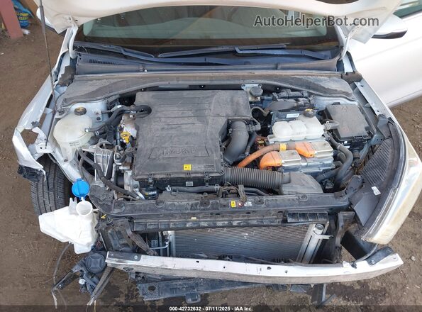 KMHC75LC8JU098521 2018 HYUNDAI IONIQ HYBRID Gray Widok z tyłu