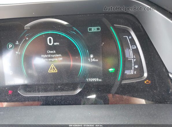 KMHC85LC6NU273206 2022 HYUNDAI IONIQ HYBRID Black 