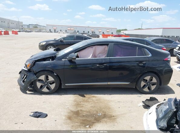 KMHC85LC6NU273206 2022 HYUNDAI IONIQ HYBRID Black სალონის 360-გრადუსიანი ხედი