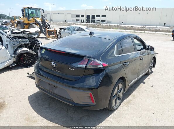 KMHC85LC6NU273206 2022 HYUNDAI IONIQ HYBRID Black უკანა მარჯვენა