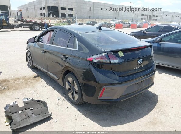 KMHC85LC6NU273206 2022 HYUNDAI IONIQ HYBRID Black უკანა მარცხენა