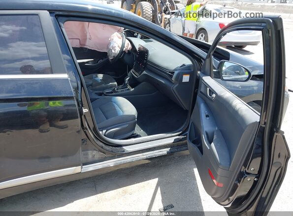 KMHC85LC6NU273206 2022 HYUNDAI IONIQ HYBRID Black წინა სალონის ხედი