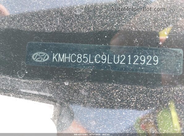 KMHC85LC9LU212929 2020 HYUNDAI IONIQ HYBRID Black 