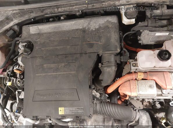 KMHCX5LD8NU268407 2022 HYUNDAI IONIQ PLUG-IN HYBRID Gray უკანა ხედი